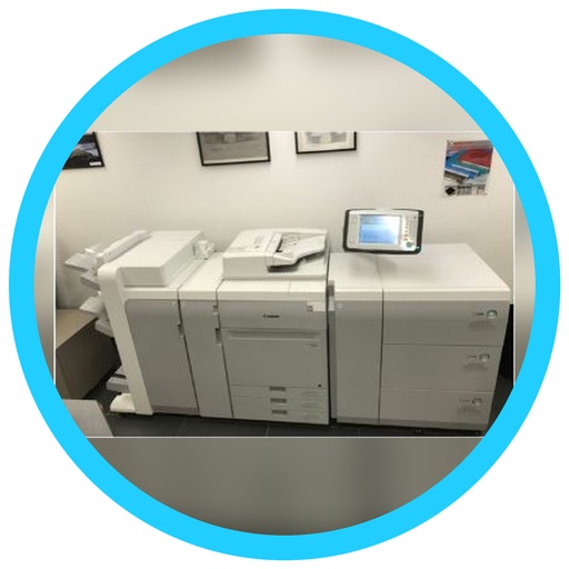 Imprimante professionnelle grand format dans notre atelier d’impression à Toulouse.